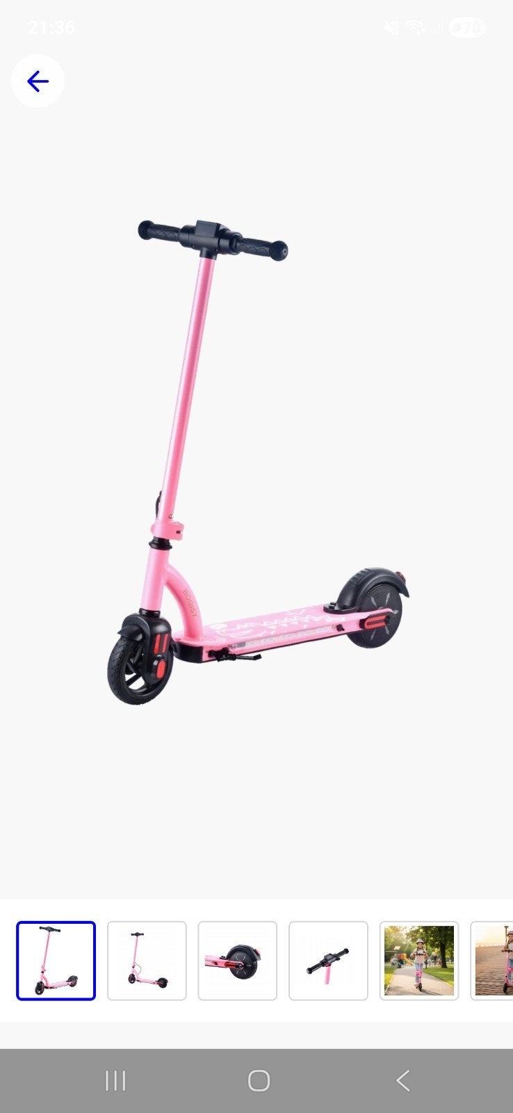 Kinderstep electrishe, Fietsen en Brommers, Ophalen of Verzenden, Gewone step