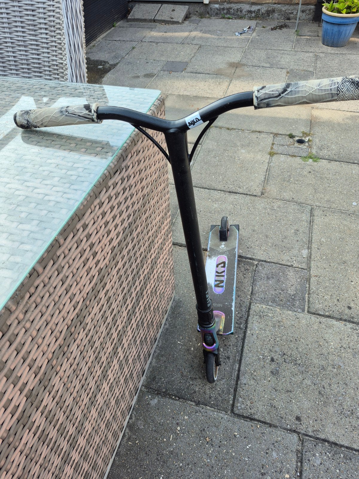 Stuntstep Nkd fuel, Fietsen en Brommers, Steps, Ophalen, Gebruikt, Gewone step