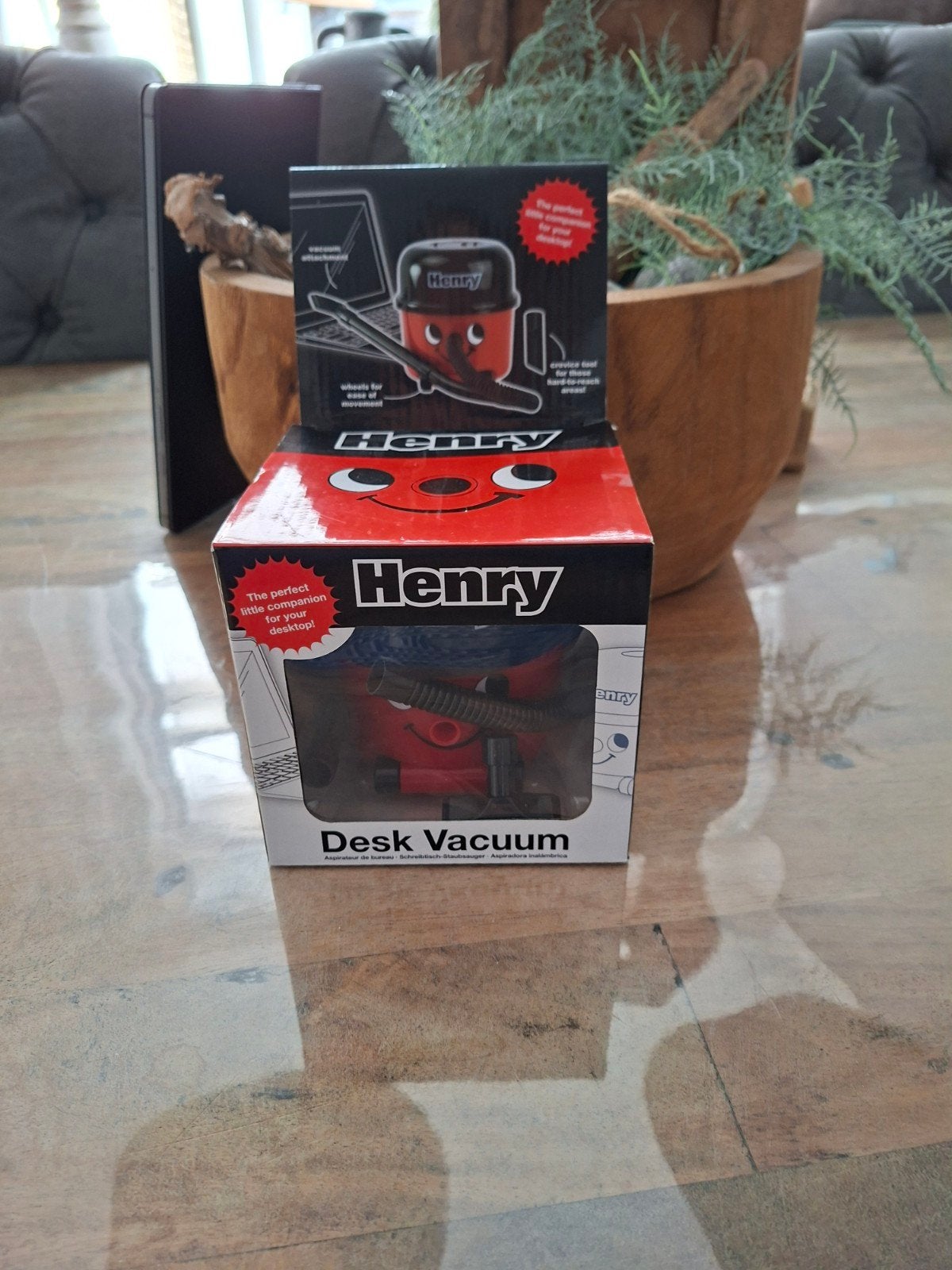 Henry Desk Vacuum - Mini Stofzuiger voor Bureau, Witgoed en Apparatuur, Kruimeldief, Ophalen of Verzenden, Zo goed als nieuw, Reservoir