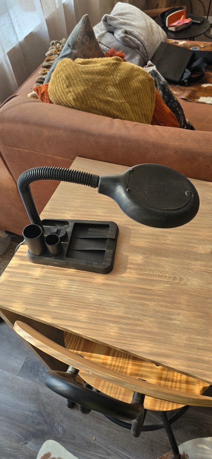 Loeplamp met bureau-organizer, Ophalen, Zo goed als nieuw, Loeplamp