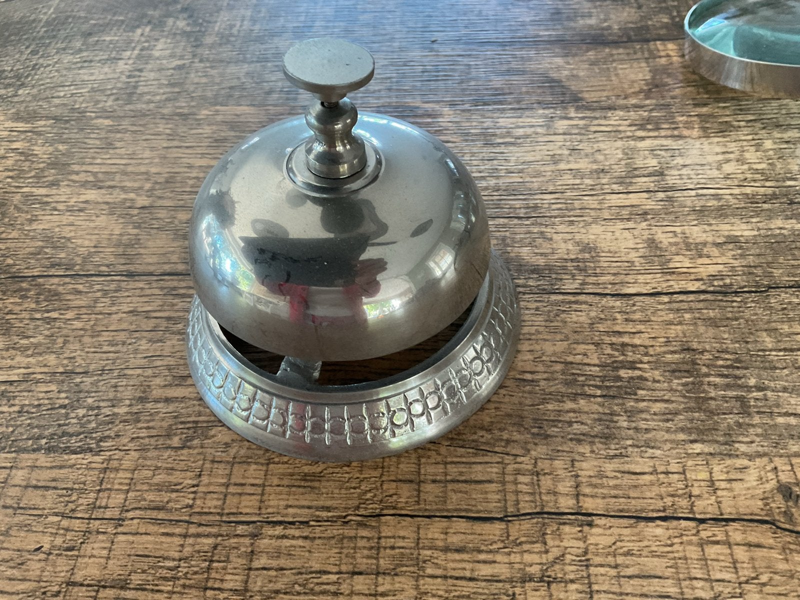 Vintage Baliebel Messing Zilverkleurig met Mooie Klank, Ophalen of Verzenden