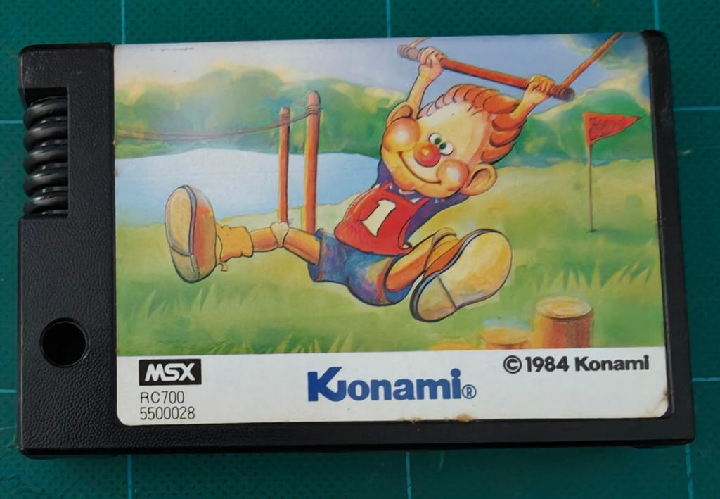 MSX Athletic Land RC700 - Konami, 1 speler, Ophalen of Verzenden, Gebruikt, Vanaf 3 jaar