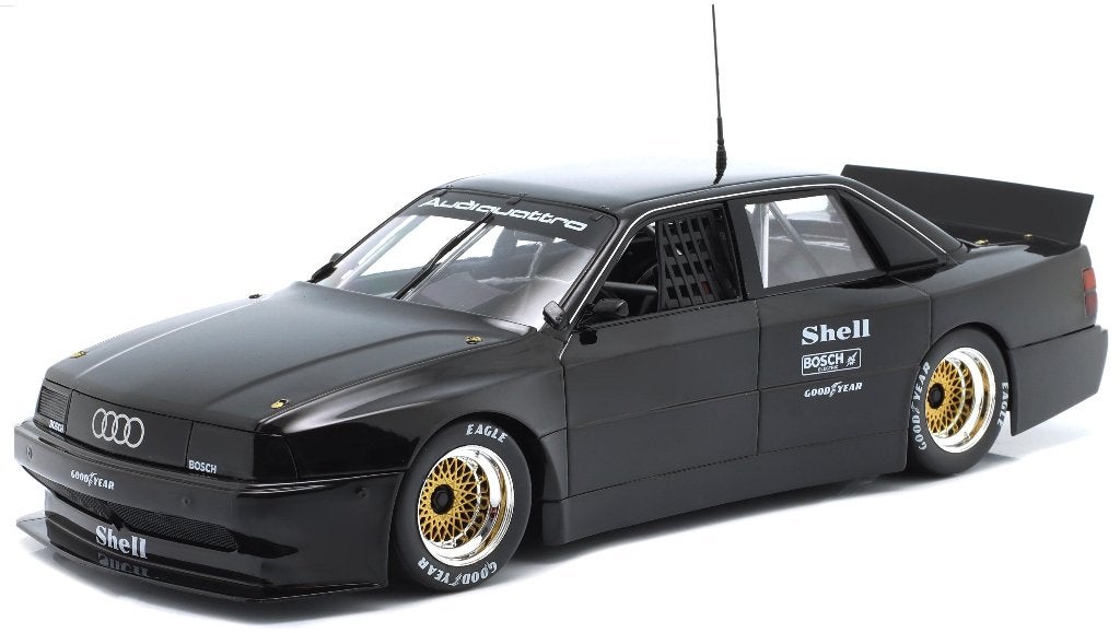 Audi 200 quarttro driver stuck matt black nieuw werk83 1:18, Hobby en Vrije tijd, Modelauto's | 1:18, Ophalen, Nieuw, Auto, Overige merken
