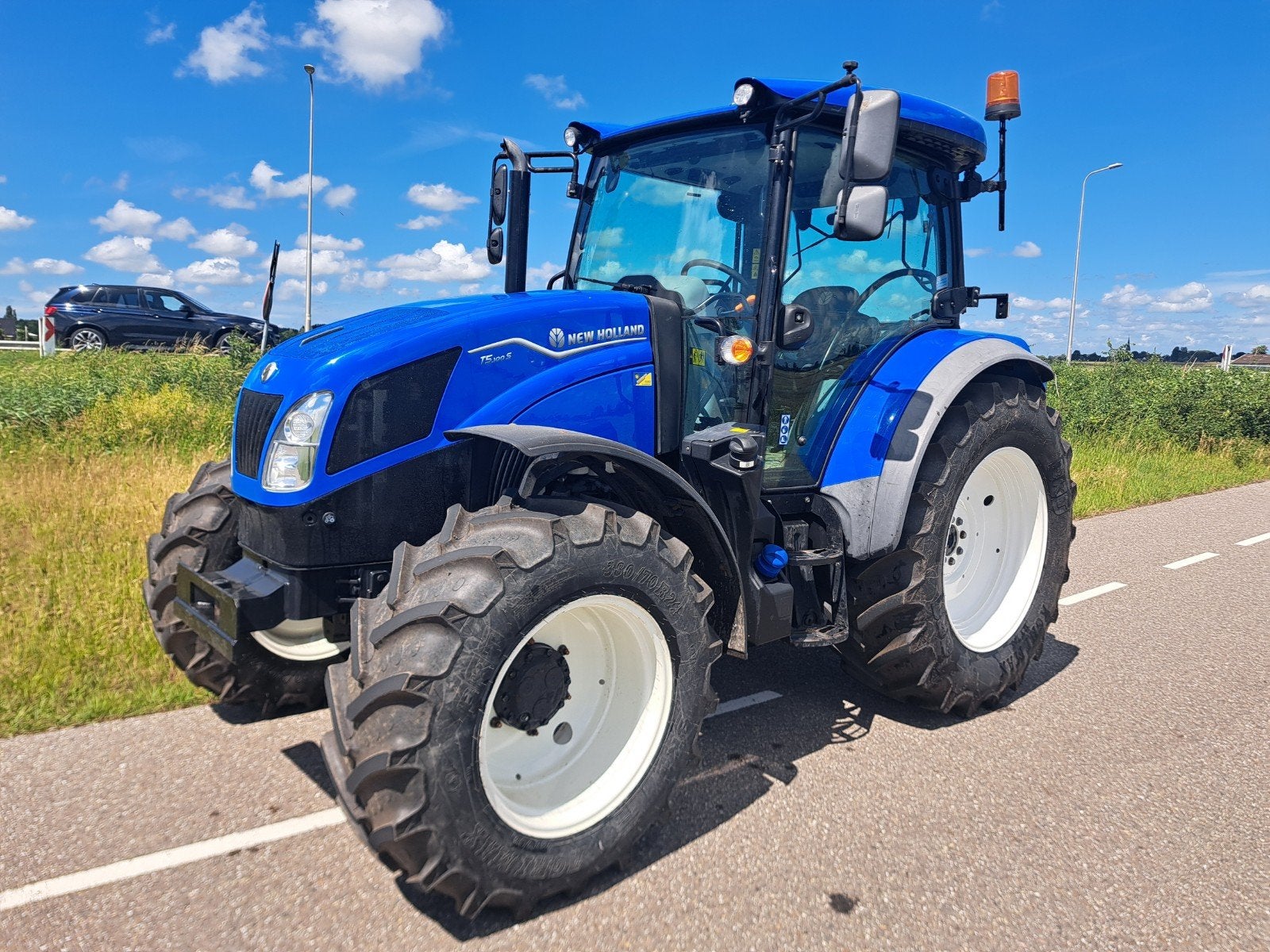 New Holland T5.100S trekker - 2023, 967 uur,, Ophalen, 80 tot 120 Pk, Gebruikt, Tot 2500