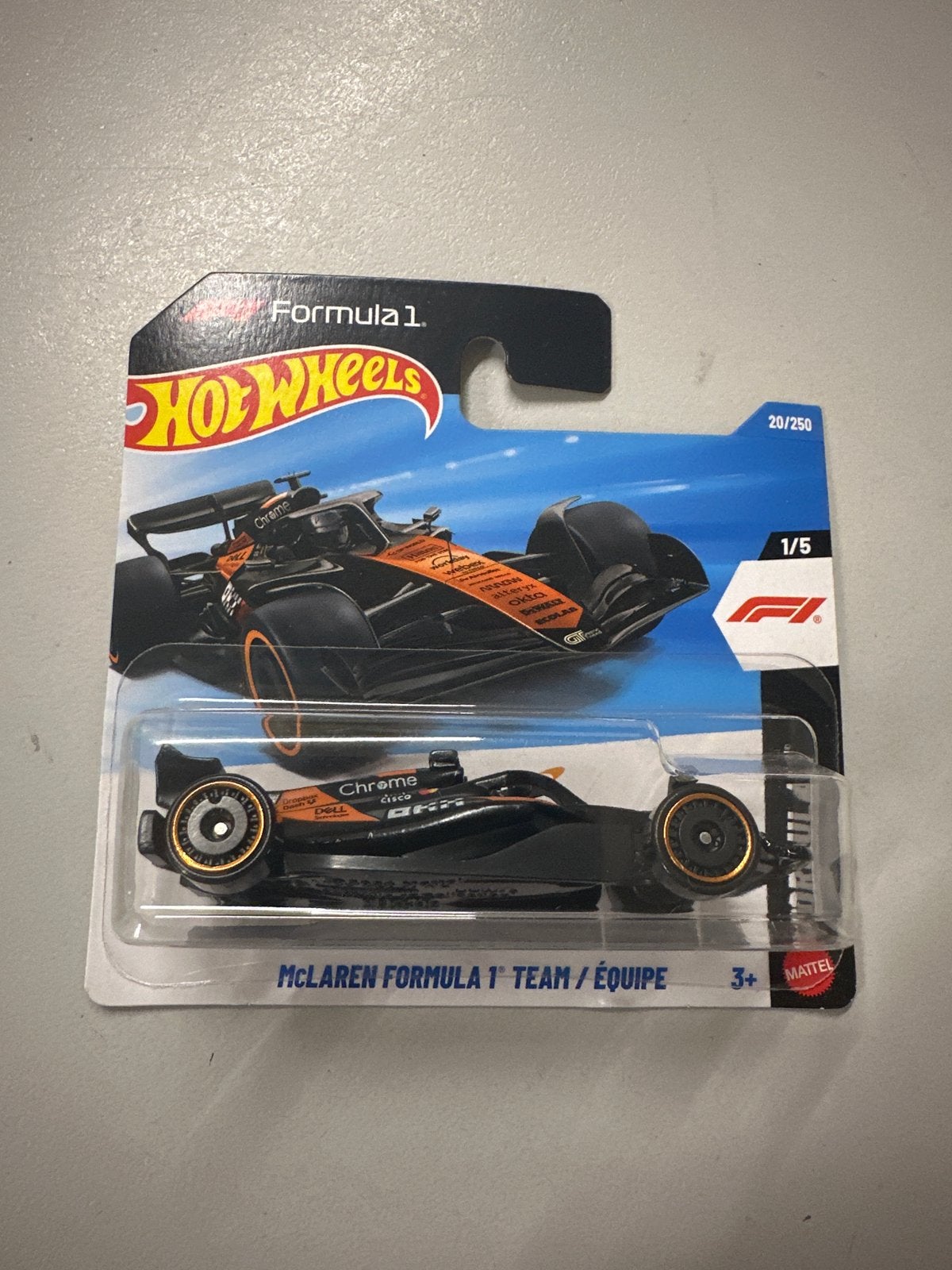 Hot Wheels McLaren Formule 1 Team Auto - Nieuw in verpakking, Kinderen en Baby's, Speelgoed | Speelgoedvoertuigen, Ophalen of Verzenden