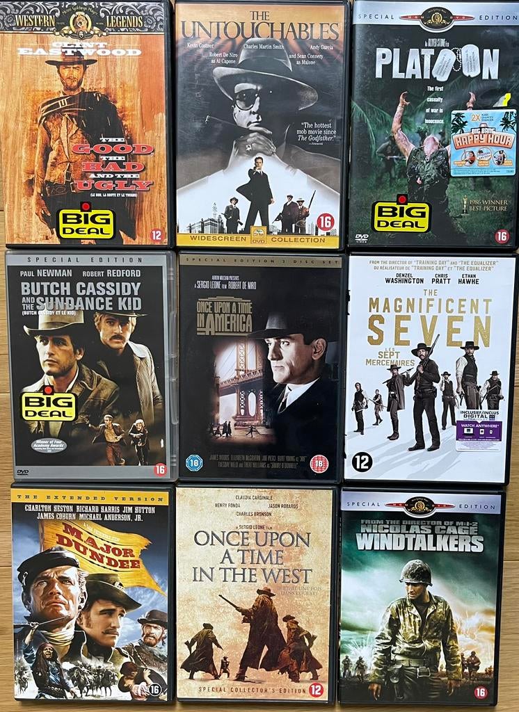 Bijna 100 van de beste mannenfilms voor 50 euro, Cd's en Dvd's, Dvd's | Tv en Series, Vanaf 12 jaar, Ophalen of Verzenden, Zo goed als nieuw
