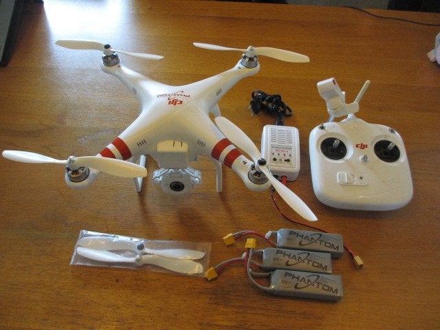 DJI P330D Phantom drone, 250 tot 900 gram, Gebruikt, Cameradrone, 100 tot 1000 meter