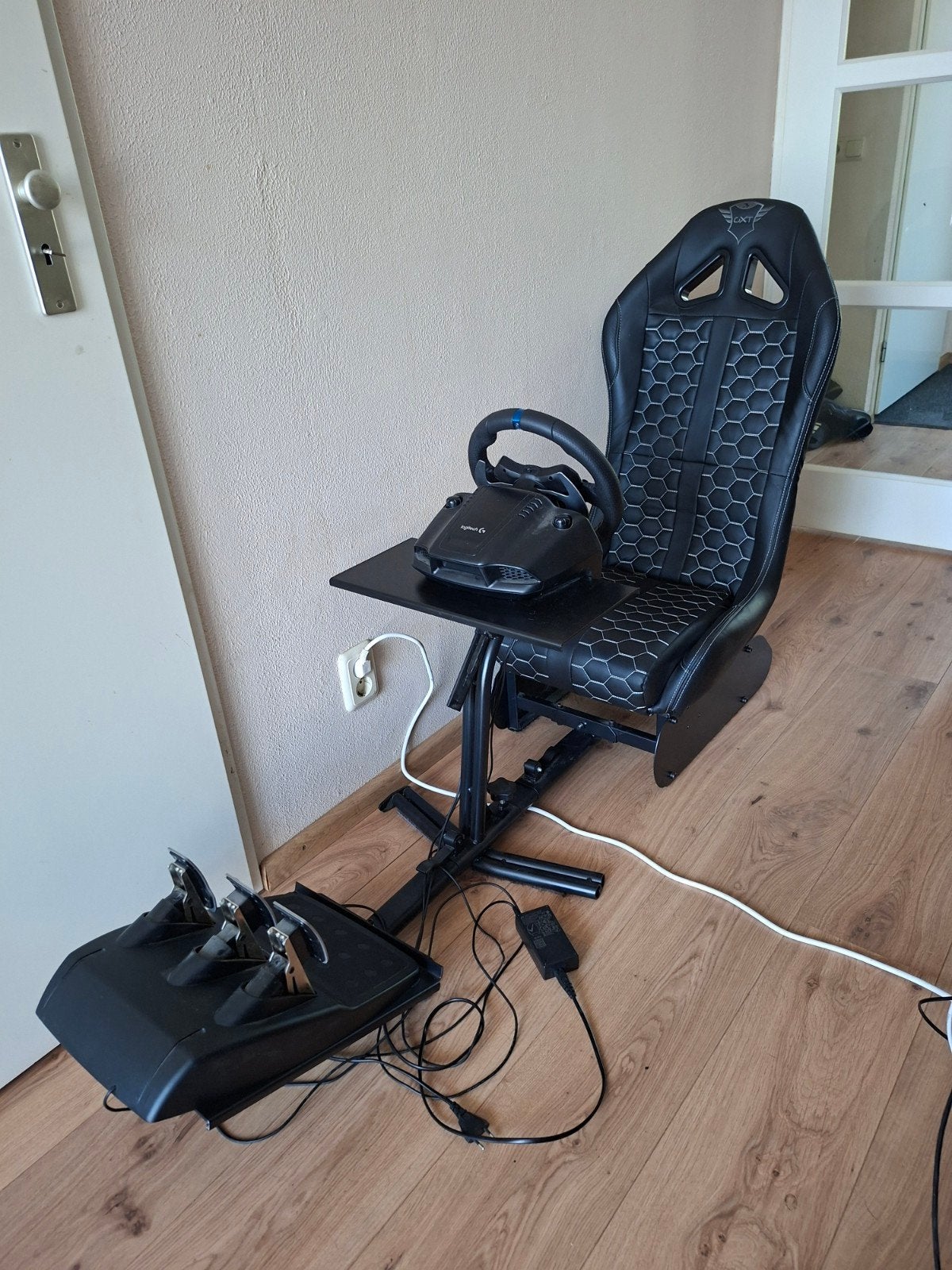 Trust GXT racestoel Playseat playstation Xbox racesimulator, Ophalen, Zo goed als nieuw, Playseat of Racestoel, PlayStation 1