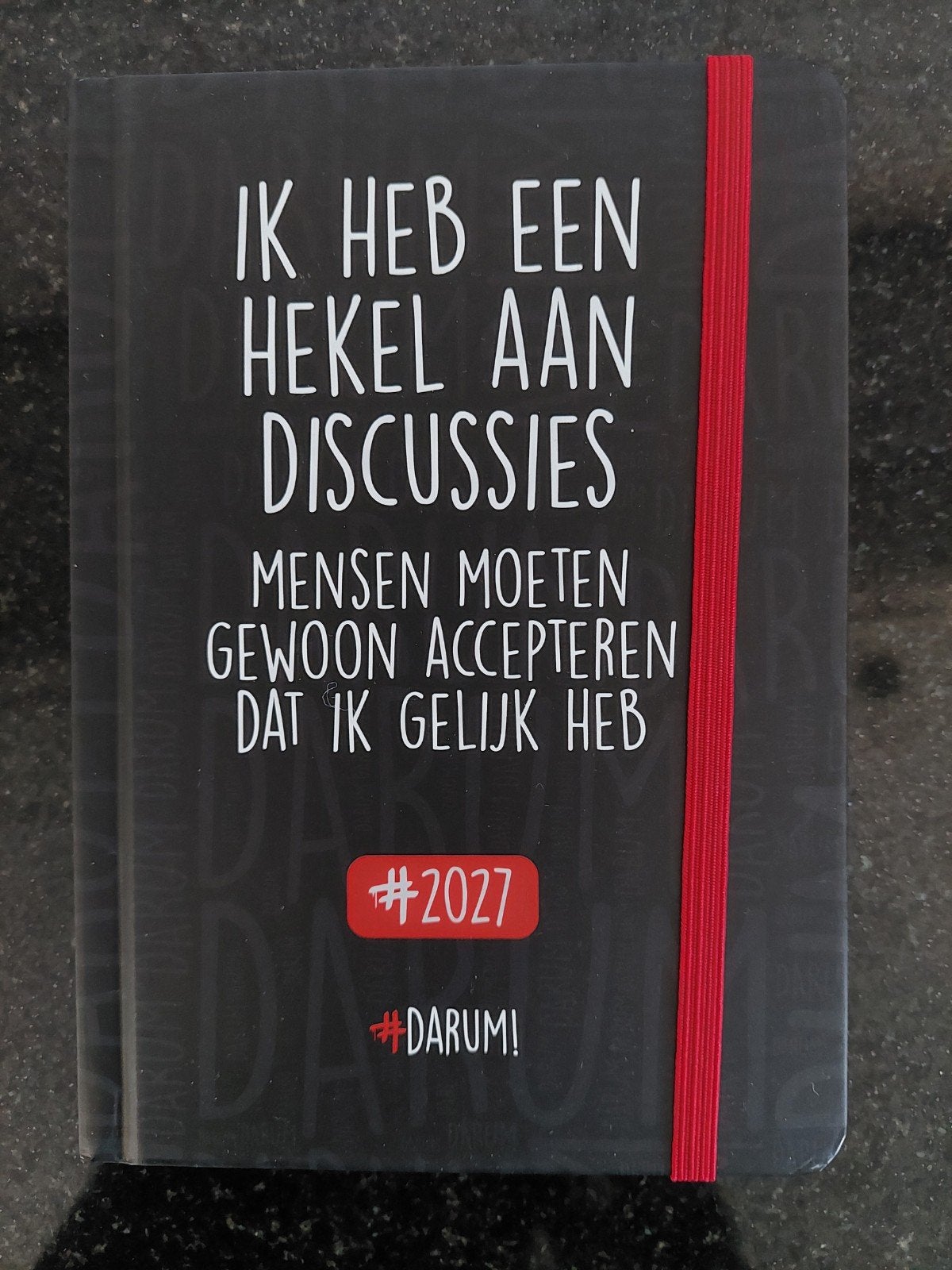 #Darum weekagenda 2027  NIEUW, Ophalen of Verzenden, Nieuw