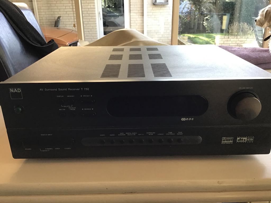 Reciever NAD T 752, Gebruikt, 120 watt of meer, Ophalen, Overige merken