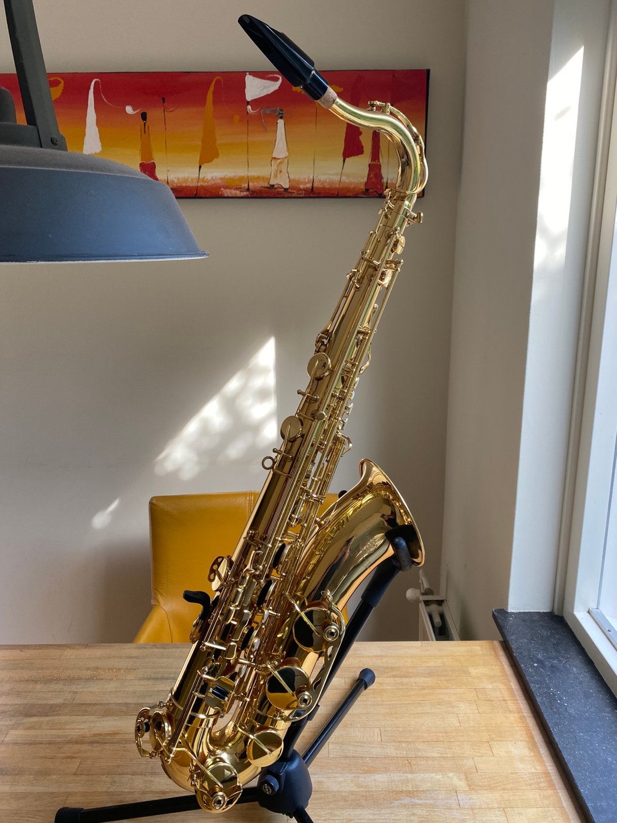 Tenorsaxofoon Jupiter JTS 1187GL, Muziek en Instrumenten, Blaasinstrumenten | Saxofoons, Ophalen, Zo goed als nieuw, Tenor