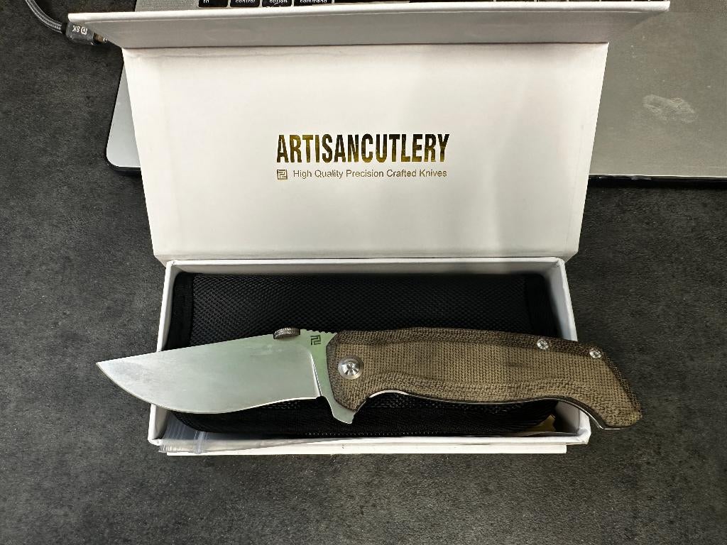 Artisan Cutlery Kami S35VN zakmes, Verzenden, Nieuw