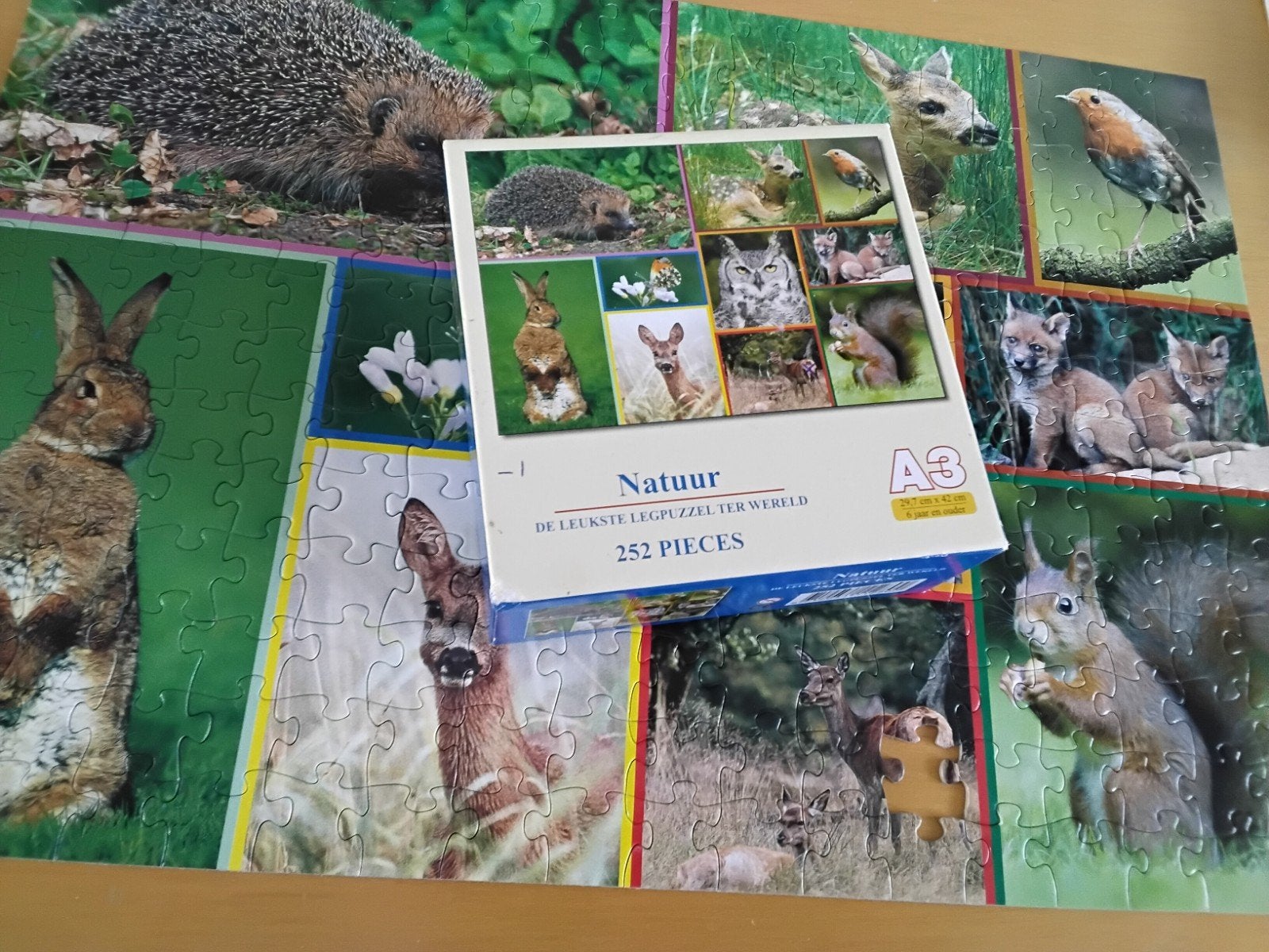 3 A3 Legpuzzels: Natuur, Texel en Terschelling, Ophalen of Verzenden, 500 t/m 1500 stukjes, Gebruikt, Legpuzzel