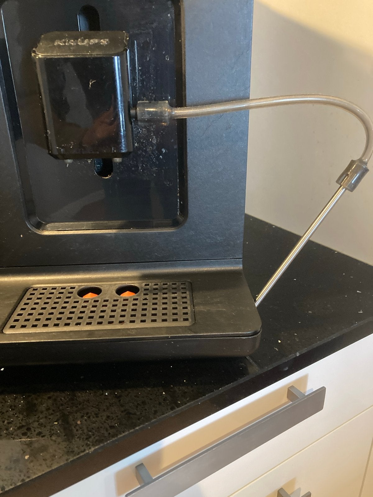 Krups volautomatische espresso EV897, Ophalen, Afneembaar waterreservoir, Gebruikt, Espresso apparaat