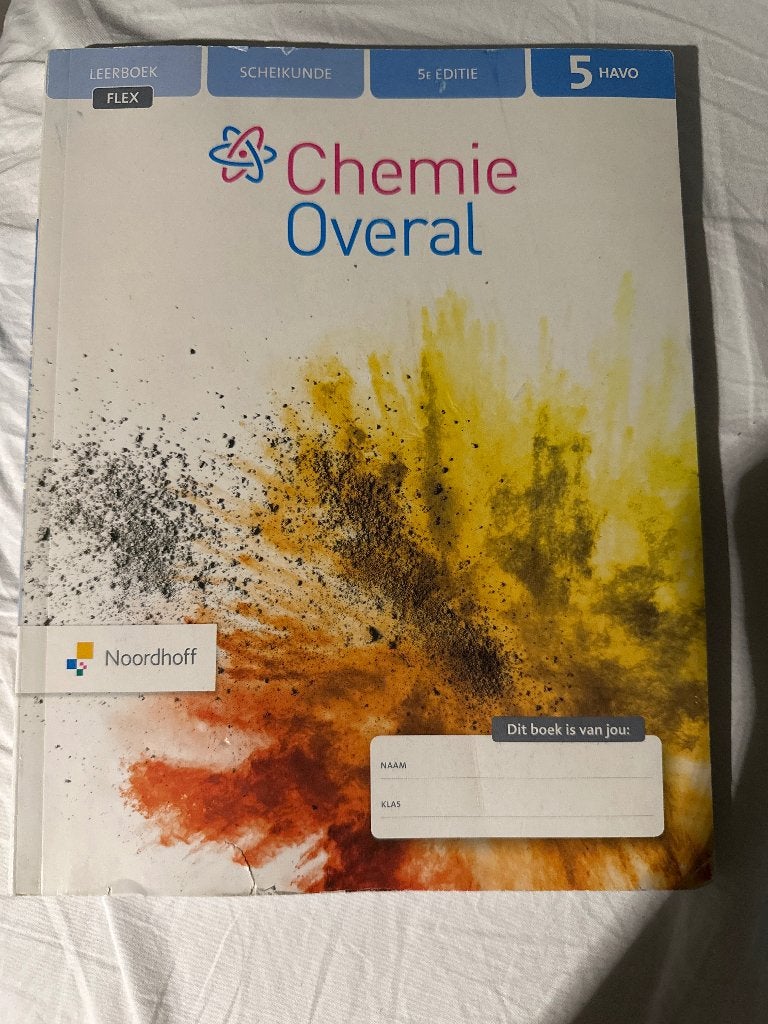 Scheikunde Chemie Overal 5 Havo, Boeken, Gelezen, Scheikunde, Noordhoff, HAVO
