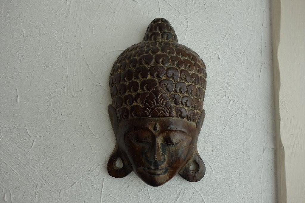 Masker houtsnijwerk, Ophalen of Verzenden, Hout, Masker