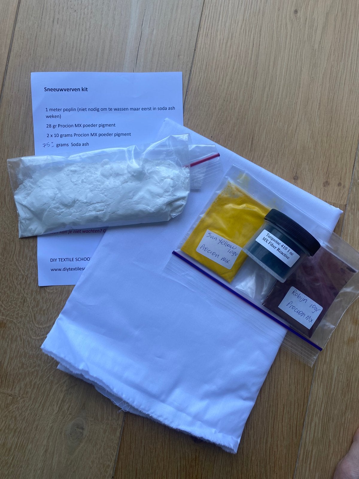 Textielverf- sneeuwverven kit, Ophalen of Verzenden, Nieuw