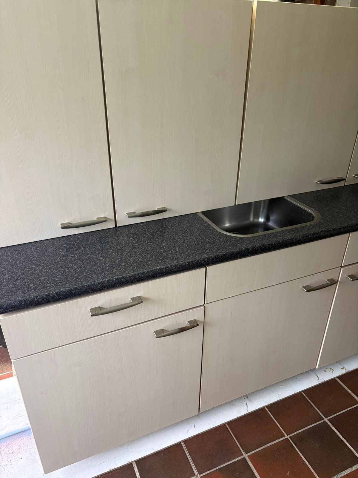 Keukenblok 180 cm breed, Ophalen, Gebruikt, Overige kleuren, Enkelwandige keuken