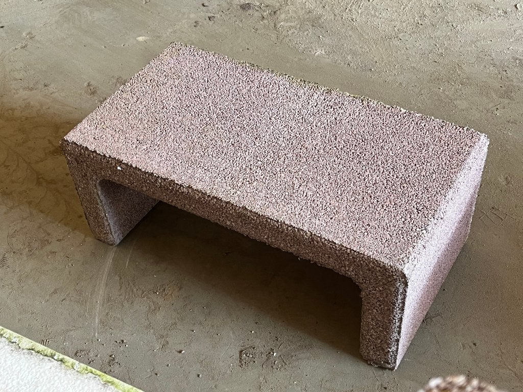 Nr. 2 Bankje / opberg voor hout Rood, Tuin en Terras, Ophalen, Nieuw, Hout