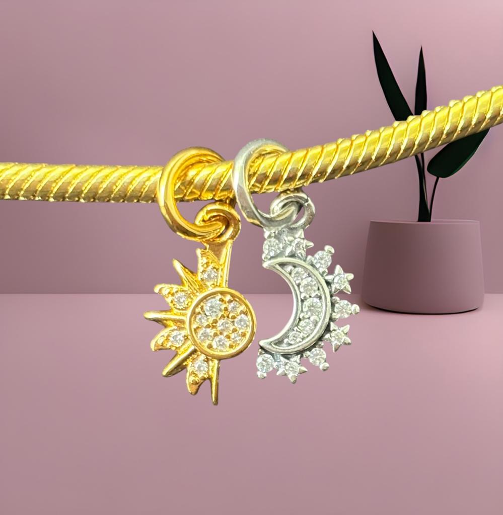 Div No Logo Pandora bedels, Sieraden, Tassen en Uiterlijk, Bedels, Nieuw, Overige merken, Overige materialen, 1 bedel, Met strass