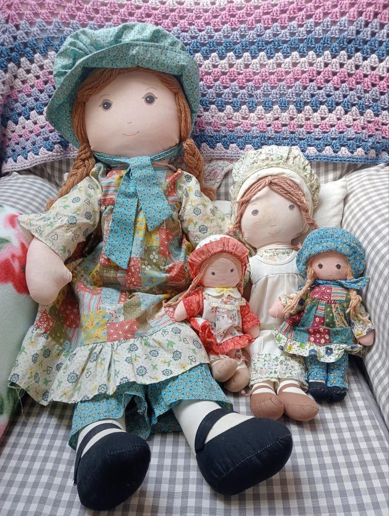 4 Vintage Holly Hobbie poppen, Ophalen of Verzenden, Pop