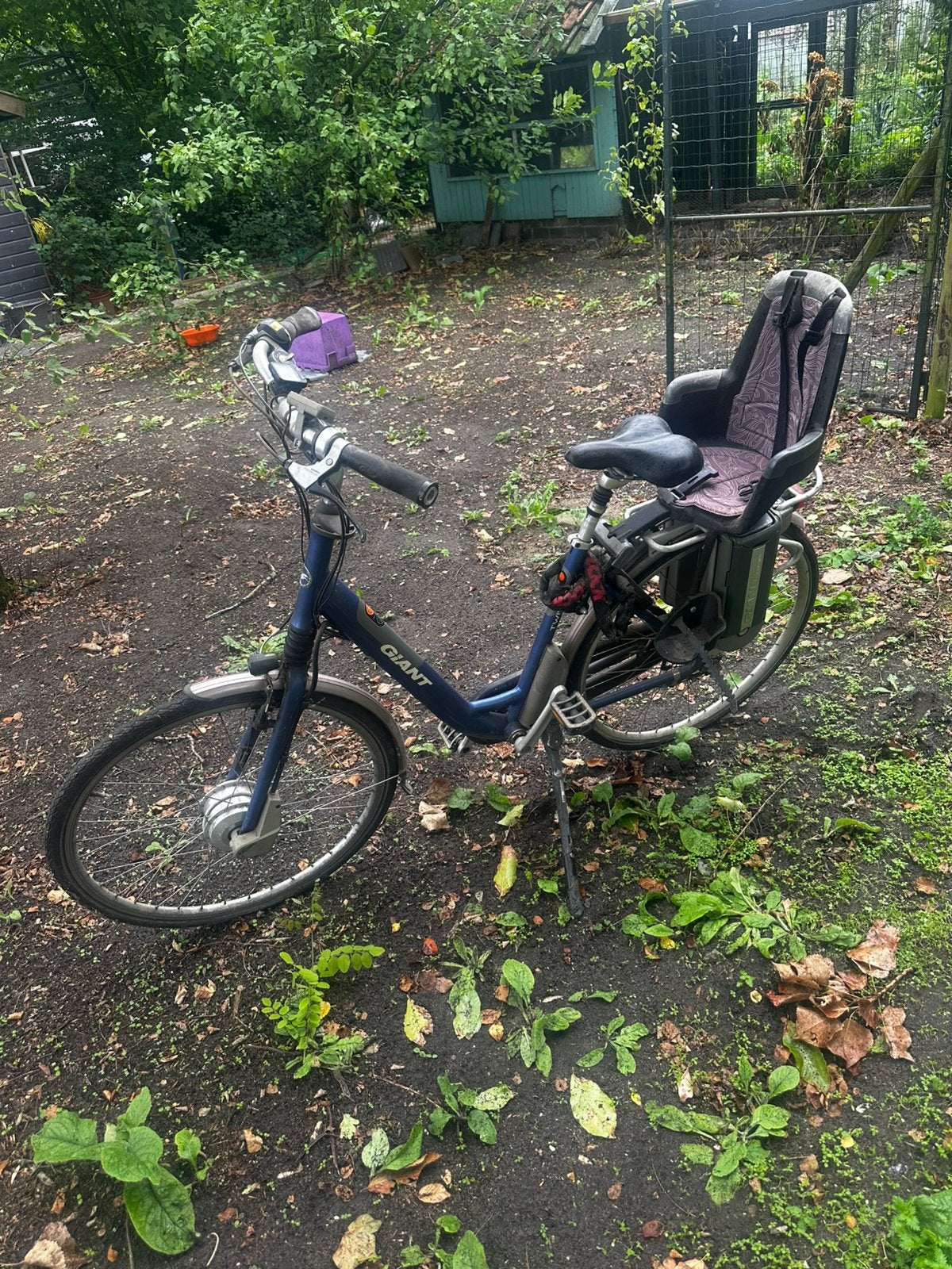 Giant elektrische fiets – 2 accu’s – opknapper/onderdelen, Fietsen en Brommers, Fietsen | Dames | Moederfietsen, Ophalen, Gebruikt