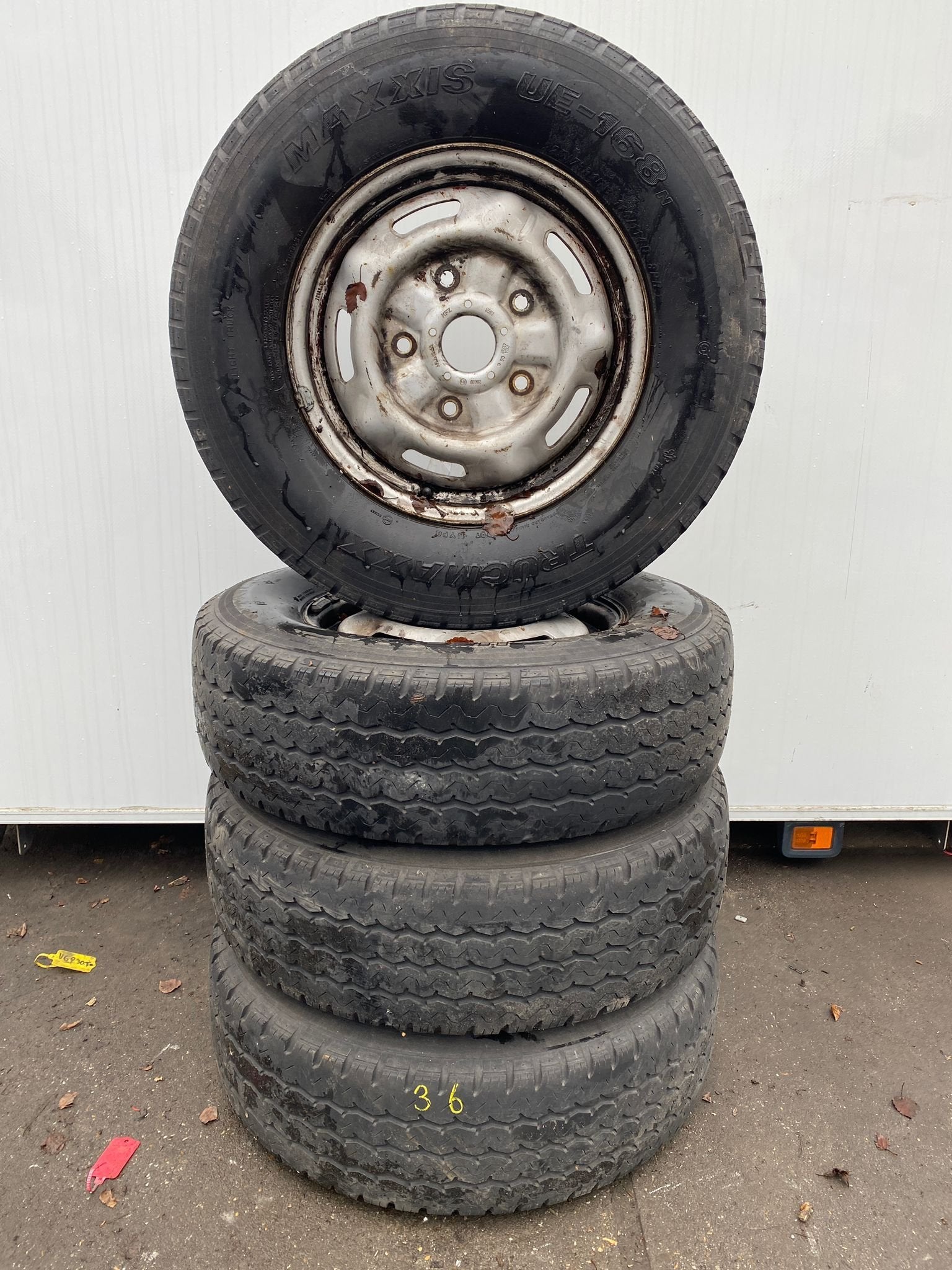 Ford Transit E-Transit Zomer Banden Set 225-75-16 5x160, -, Banden en Velgen, Ophalen of Verzenden, -