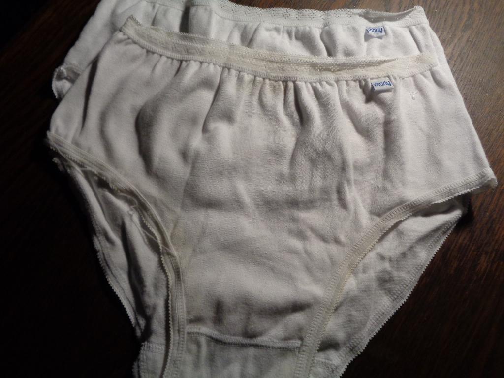 2x witte slips katoen mady maat L van zeeman, Ophalen of Verzenden, Wit, Slip