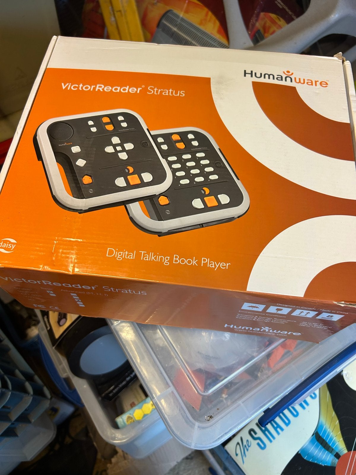VictorReader Stratus Digitale Spraakboekspeler Humanware, Overige types, Overige kleuren, Nieuw, Minder dan 2 GB
