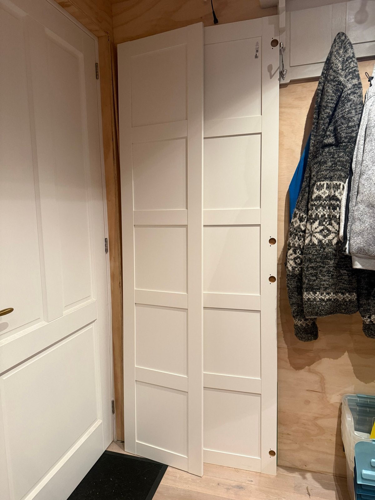 2 IKEA BERGSBO deuren, wit, 50x229 cm, Ophalen, Overige materialen, Minder dan 50 cm, 200 cm of meer