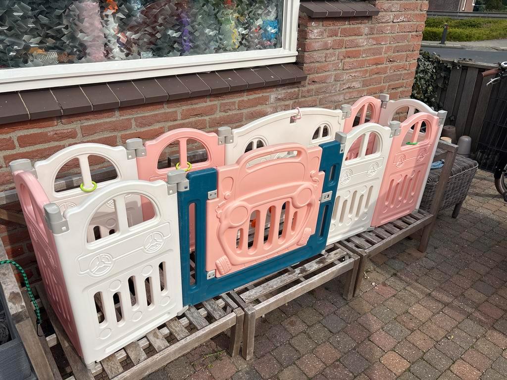 Grondbox met speelpaneel, Kinderen en Baby's, Boxen, Ophalen of Verzenden, Gebruikt, Overige vormen