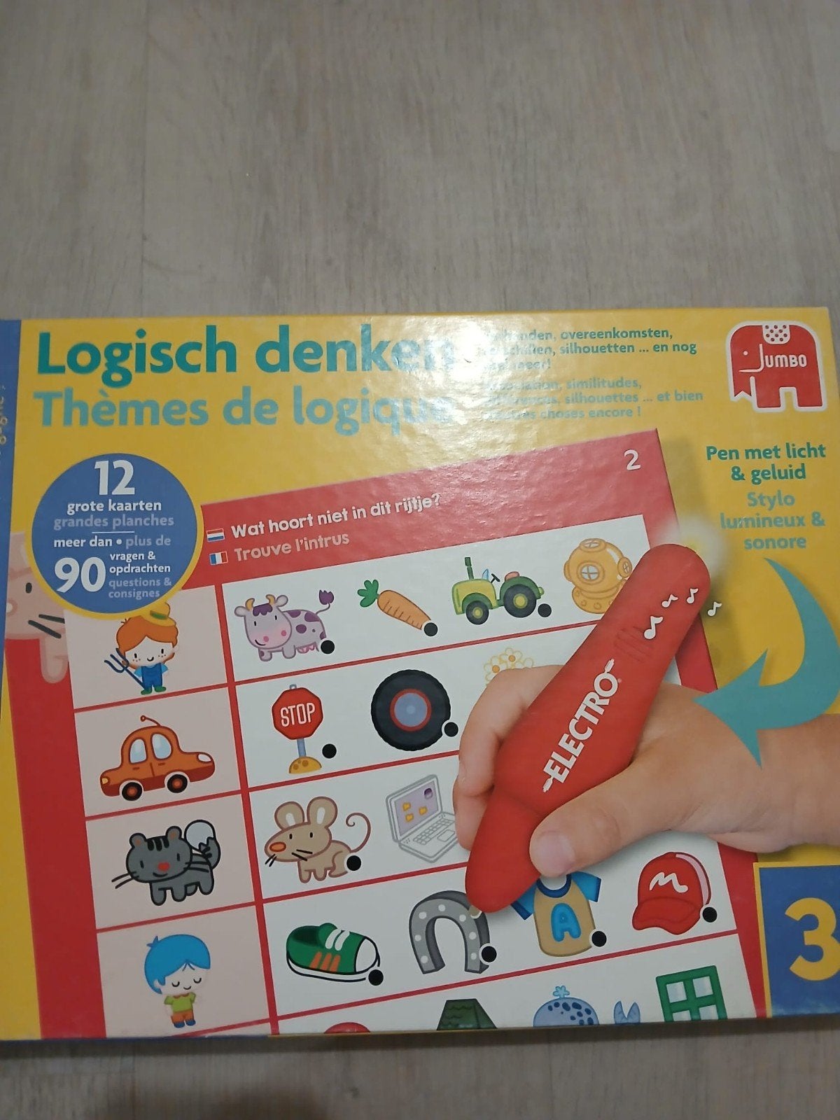 Jumbo Electro Logisch Denken & Clementoni Praten Pen, Ophalen, Gebruikt, Puzzelen, Met licht