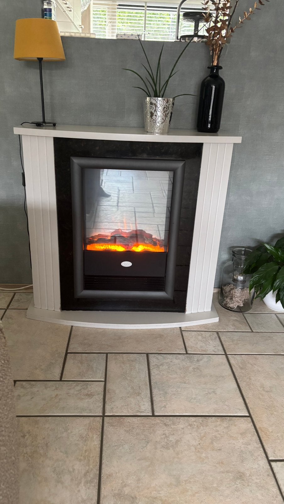 Sfeerhaard, Huis en Inrichting, Ophalen, Zo goed als nieuw, Vrijstaande haard, Elektrische haard