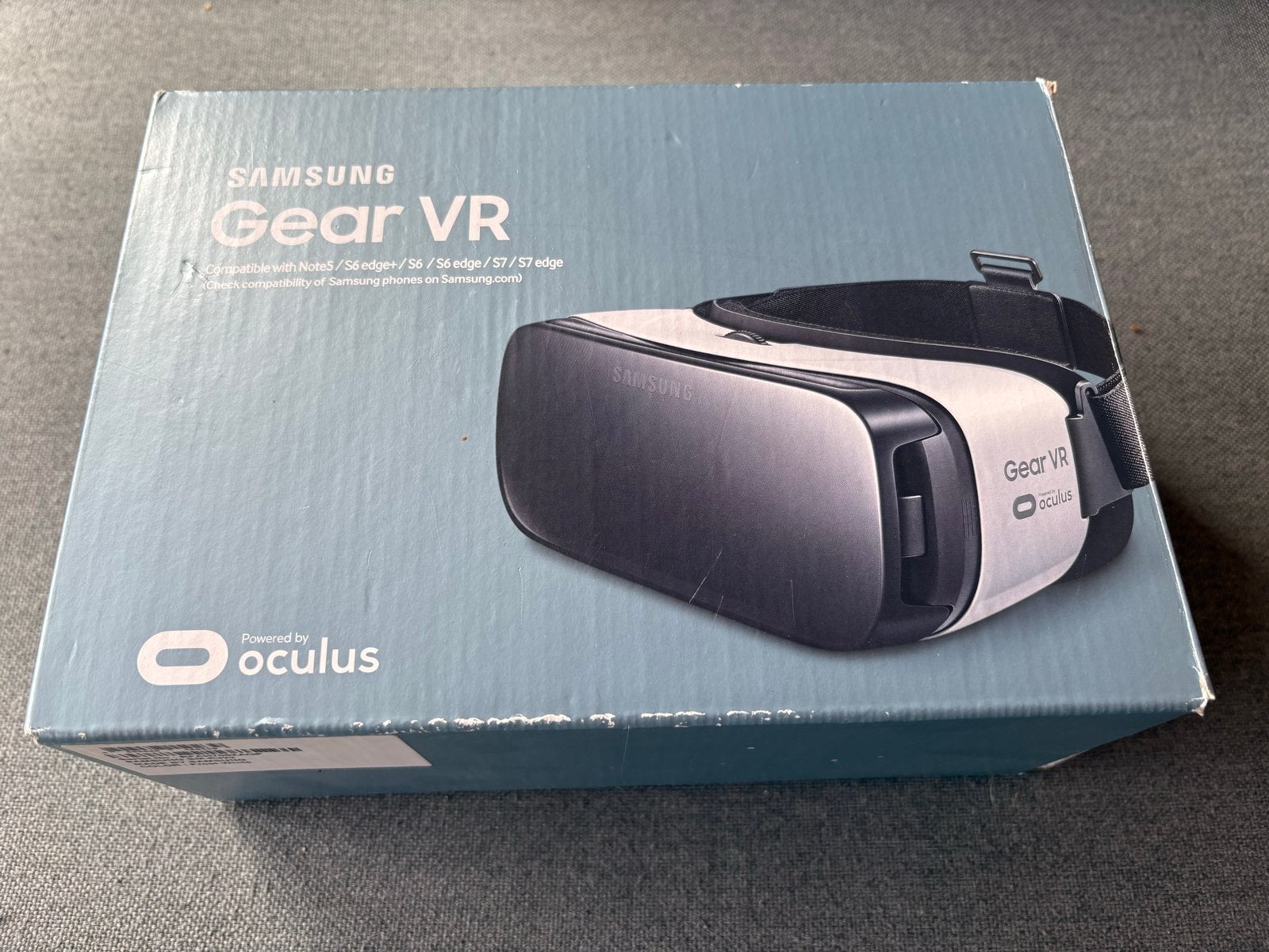 Samsung Gear VR Oculus VR-bril compleet Galaxy S6/S7/Note 5, Spelcomputers en Games, Ophalen of Verzenden, Zo goed als nieuw, VR-bril