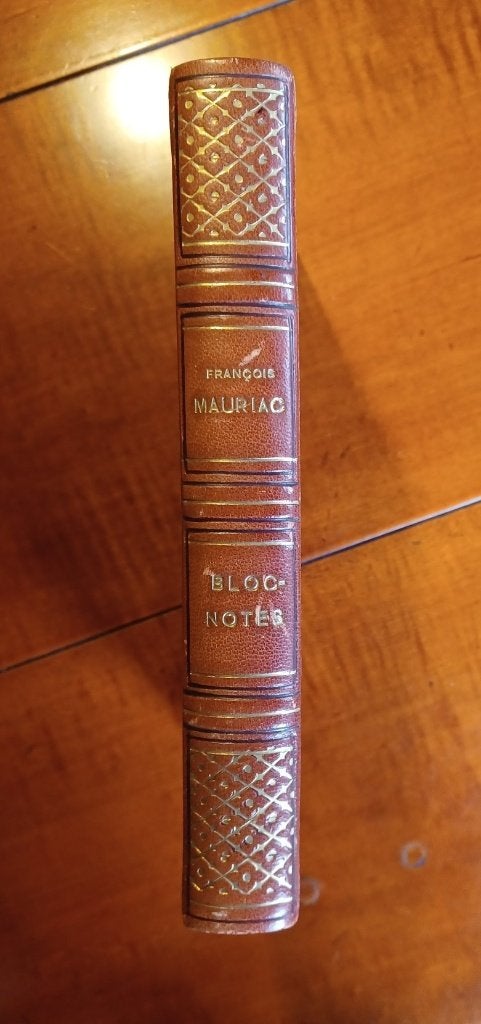 Mauriac - Bloc-notes (met handtekening en ex-libris), Ophalen of Verzenden, Zo goed als nieuw