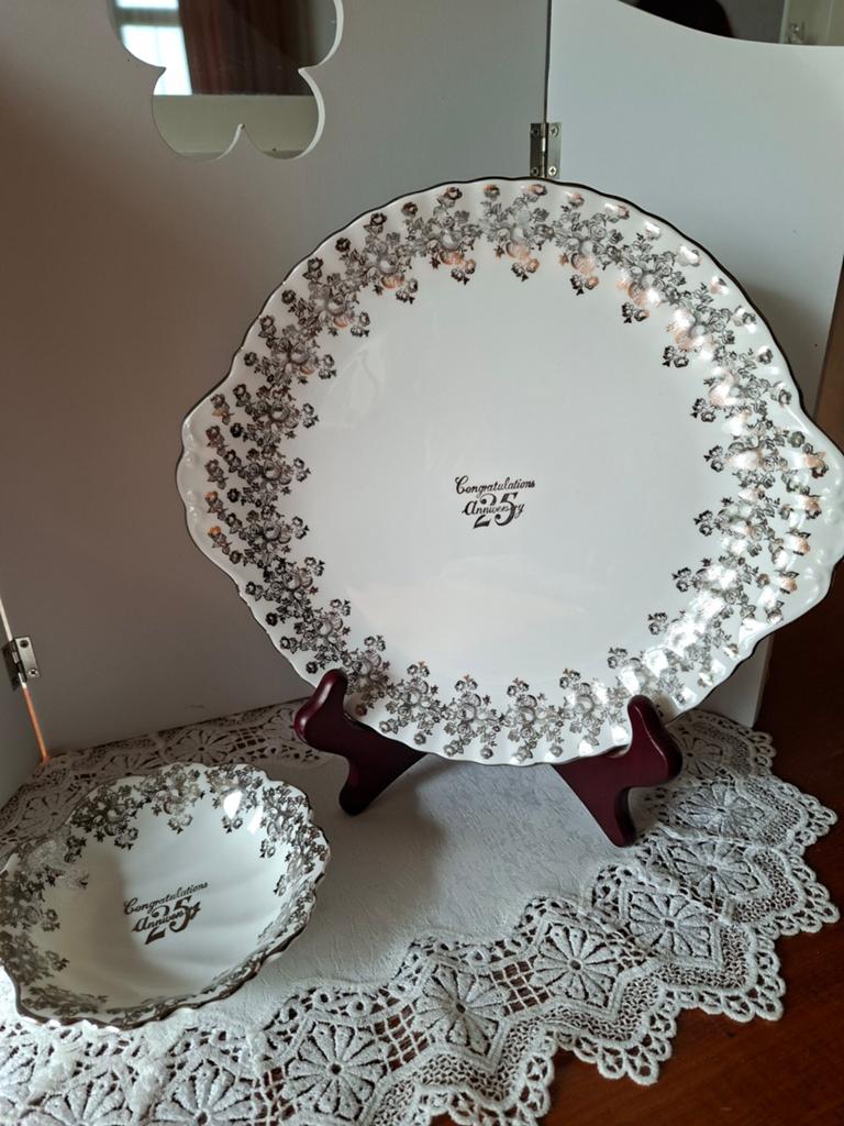 Royal Albert Congratulations 25 th anniversary, Ophalen of Verzenden