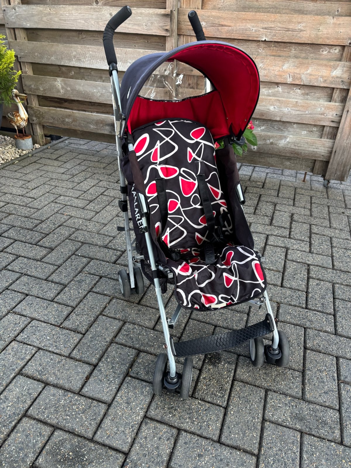 Maclaren Quest buggy - zwart/rood, Ophalen, Gebruikt, Kinderwagen, Overige merken