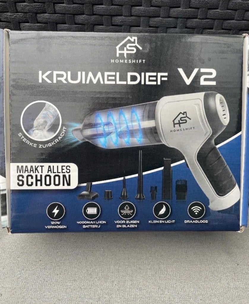 Kruimeldief nieuw in doos / huis- autostofzuiger, Witgoed en Apparatuur, Overige merken, Kruimeldief, Draadloos, Nieuw