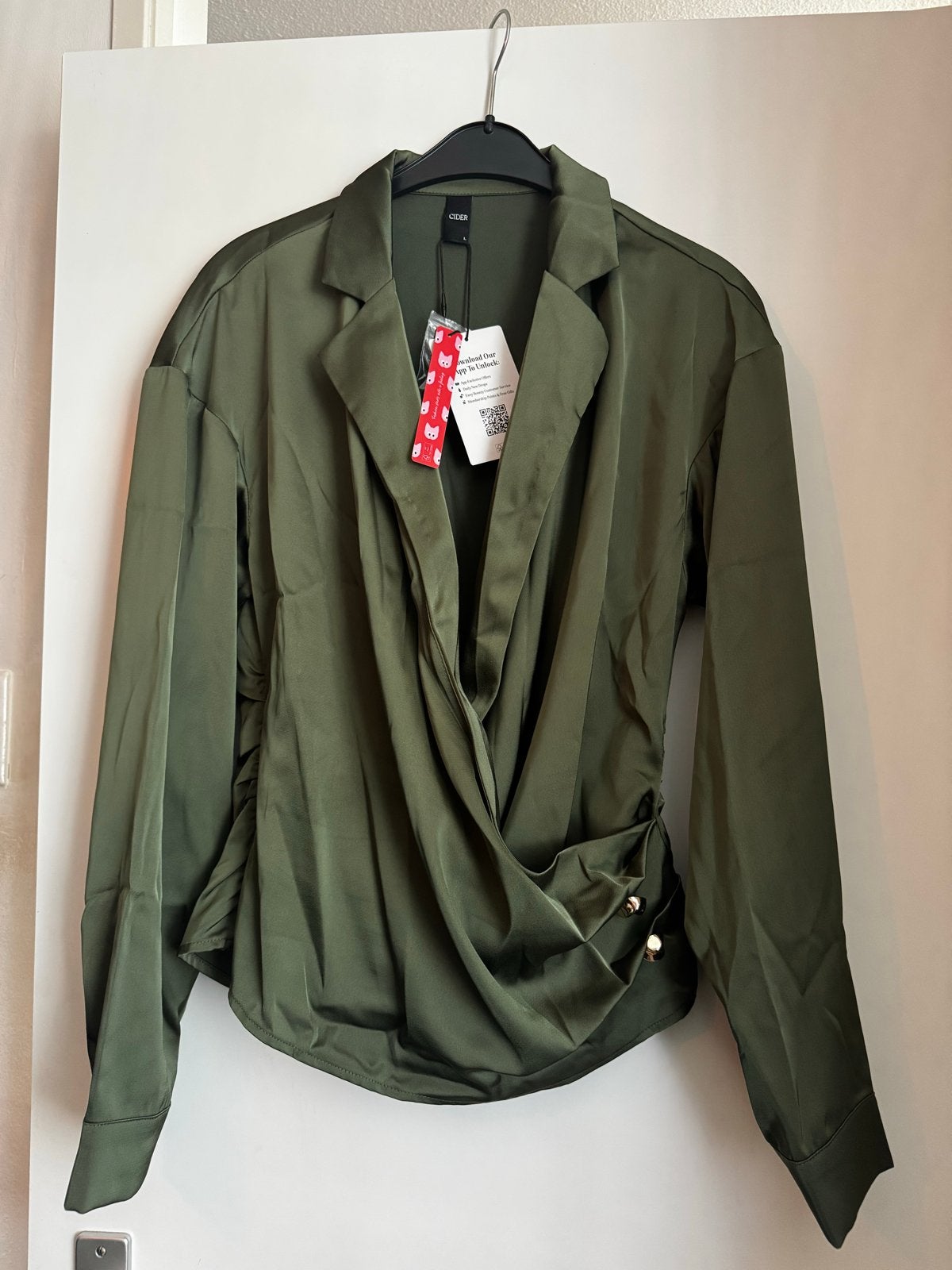 Cider Blouse Maat L - Nieuw met kaartjes, Kleding | Dames, Ophalen of Verzenden, Nieuw, Maat 42/44 (L), Groen