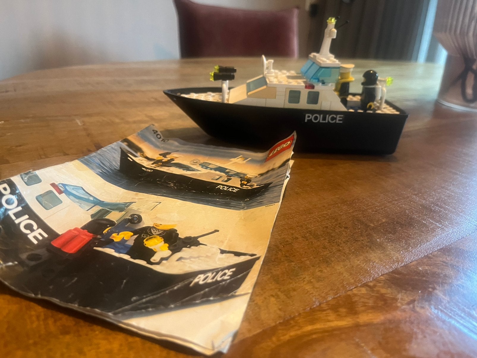 Lego politieboot 4010, Kinderen en Baby's, Speelgoed | Duplo en Lego, Ophalen of Verzenden, Zo goed als nieuw