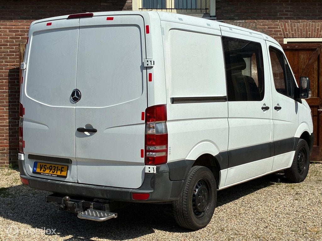 Mercedes Sprinter 210 2.2 CDI DC Automaat dubbel cabine, Auto's, Bestelauto's, Automaat, Euro 5, Stof, Gebruikt