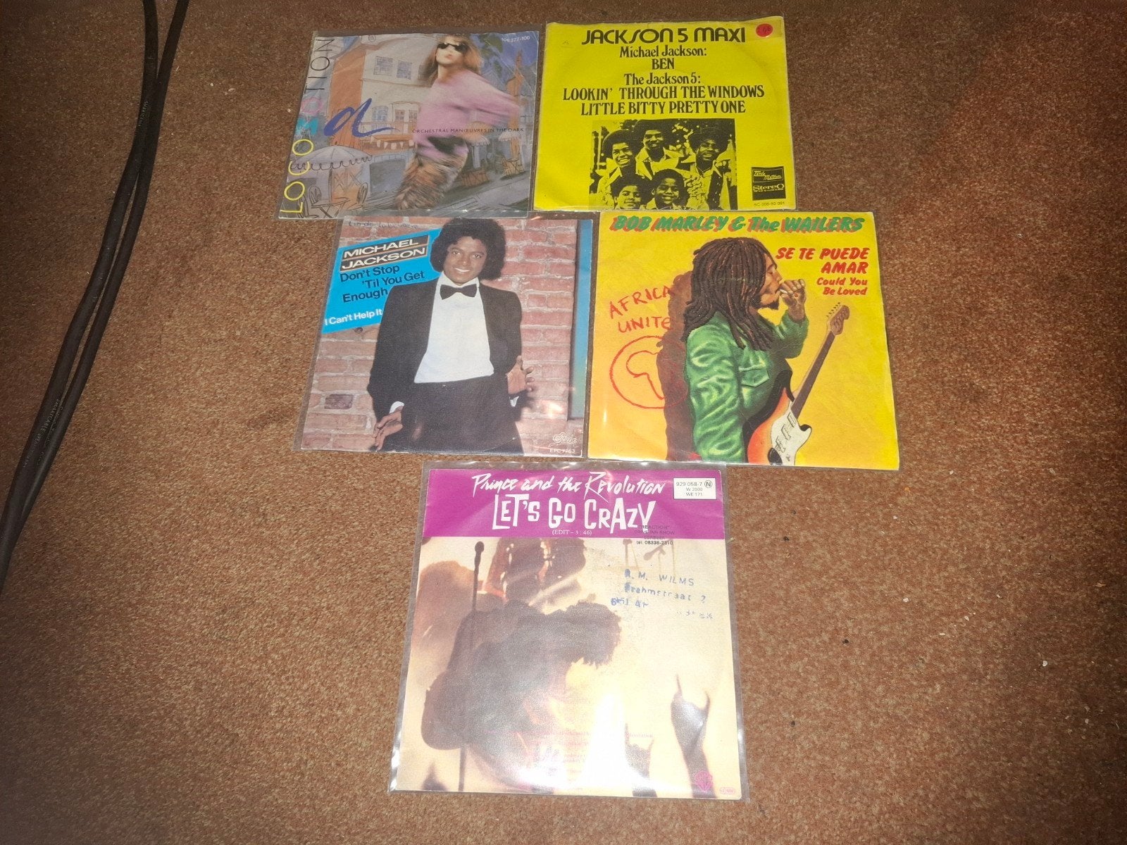 vinyl singles 5x bieden vanaf 20 euro....., Ophalen of Verzenden, Zo goed als nieuw, Pop