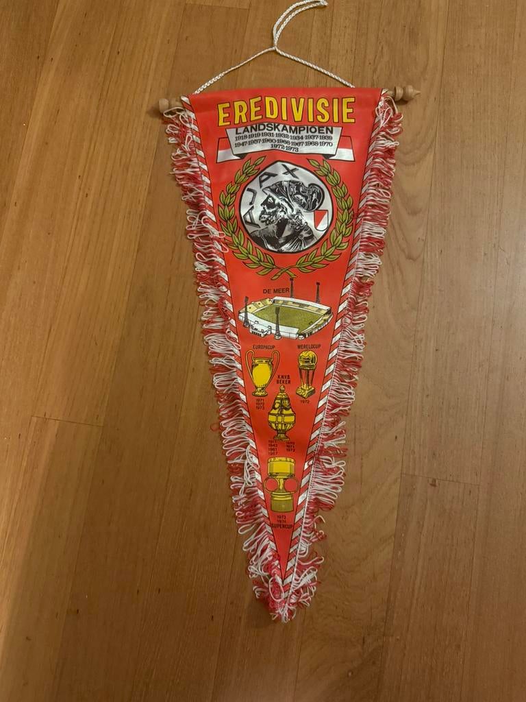 Ajax vaan 50 cm in nieuwstaat, Ophalen of Verzenden, Zo goed als nieuw, Ajax, Vaantje of Sjaal
