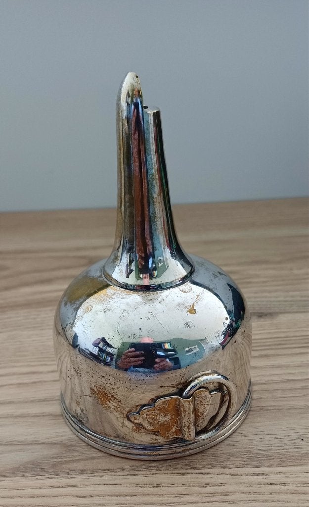 TRECHTER MET ZEEF, Zilver, Ophalen of Verzenden, Metaal, Overige merken