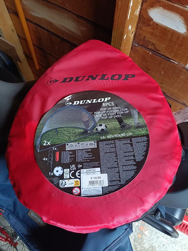 Dunlop Pop-Up Voetbaldoel Set, Maat XS of kleiner, Ophalen of Verzenden, Overige typen