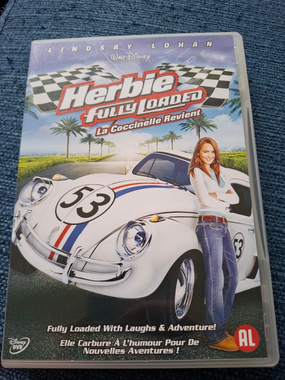Herbie Fully Loaded DVD - Lindsay Lohan Disney Film, Cd's en Dvd's, Dvd's | Komedie, Alle leeftijden, Ophalen of Verzenden, Gebruikt