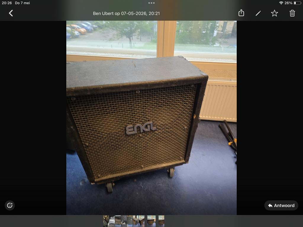 Te Koop. Engl cabinet, Ophalen, Gebruikt, 100 watt of meer
