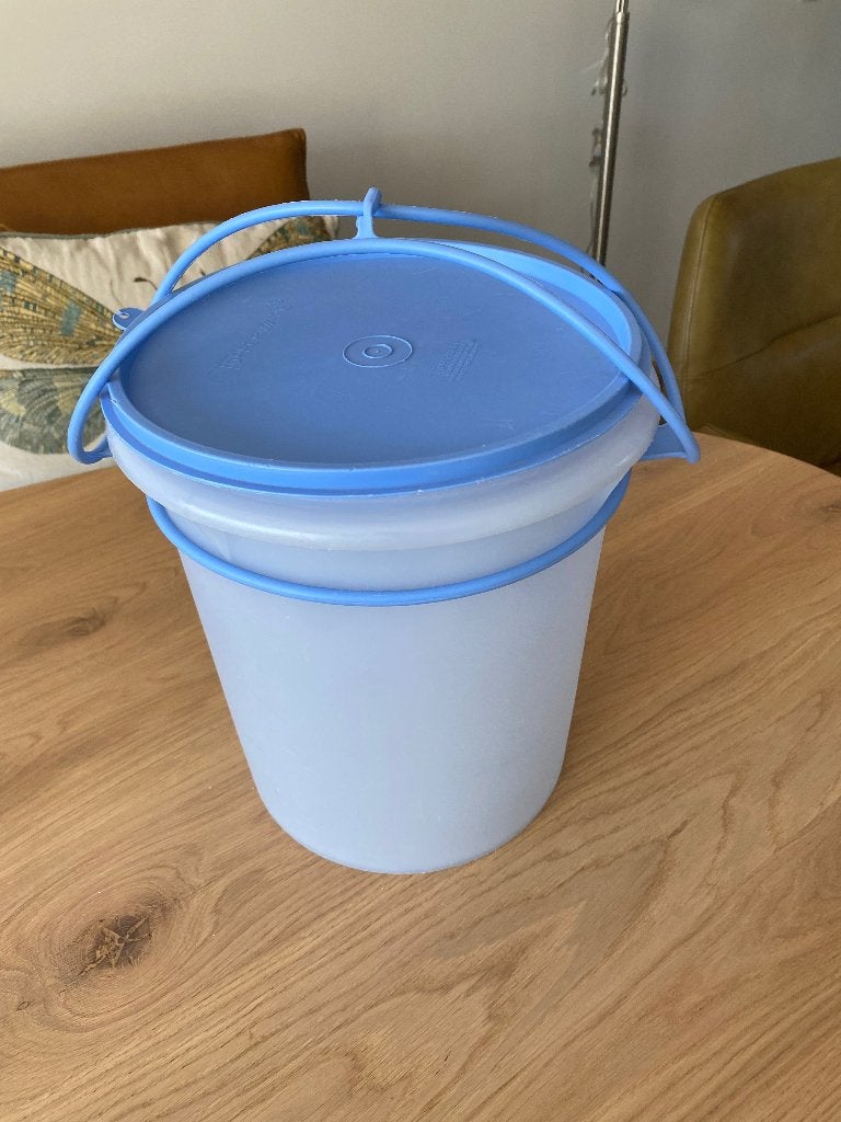 Tupperware wasemmer, Huis en Inrichting, Zo goed als nieuw, Emmer, Met deksel, Verzenden