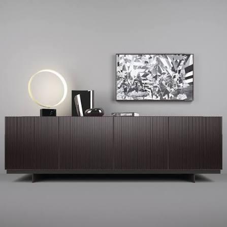 Minotti Daylon Sideboard Dressoir tv kast showmodel LP 14000, Overige houtsoorten, Minotti, Nieuw, Ophalen of Verzenden
