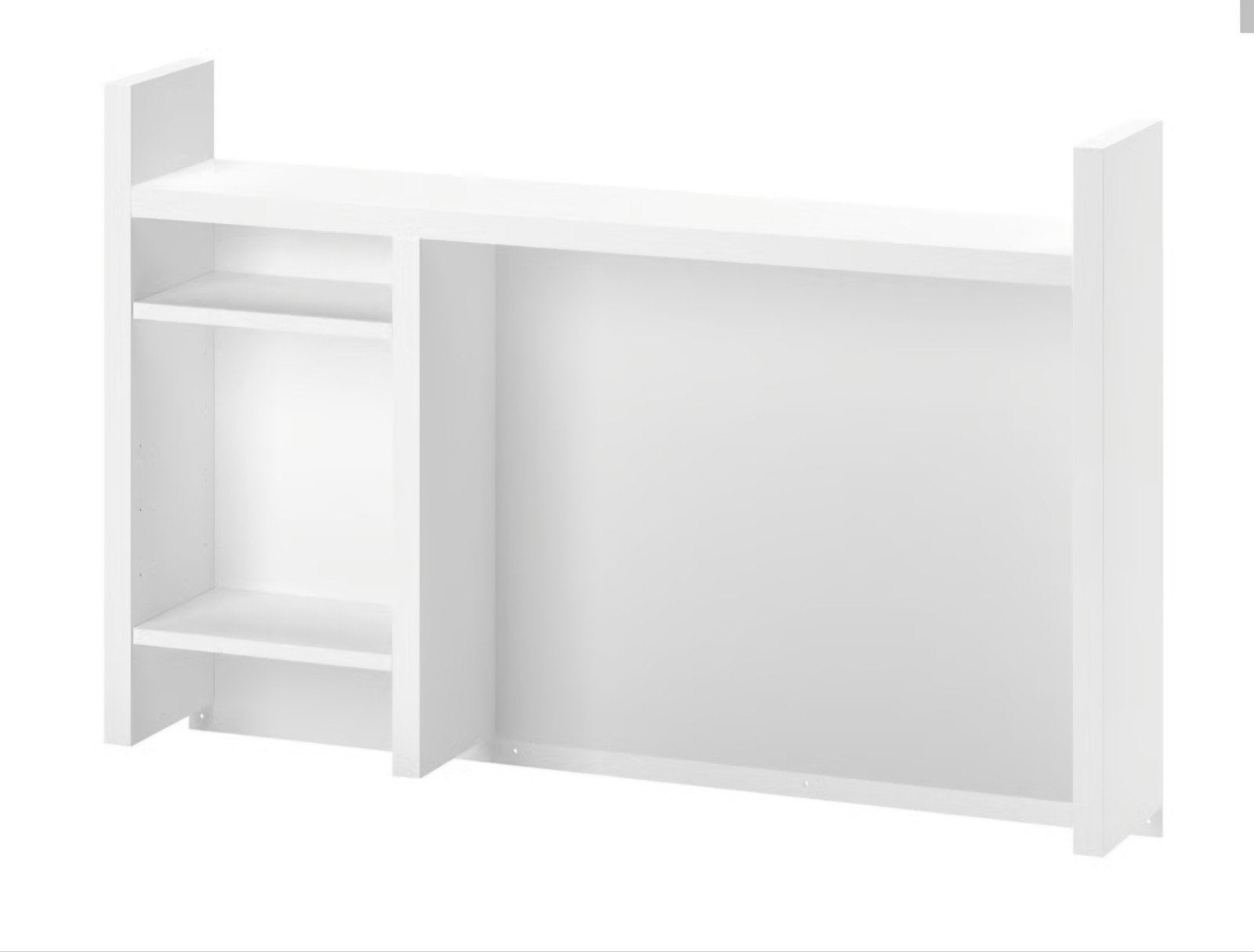 IKEA MICKE Opbouwdeel hoog, wit, 105x65 cm, Huis en Inrichting, Bureaus, Ophalen of Verzenden